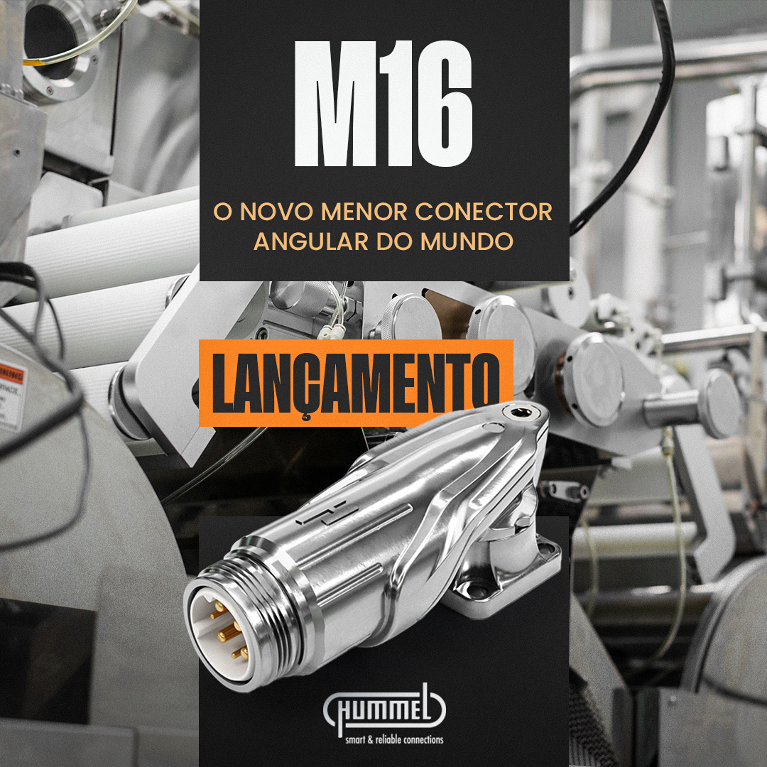 Novo Conector Angular M16 — Máxima Potência, Mínimo Espaço