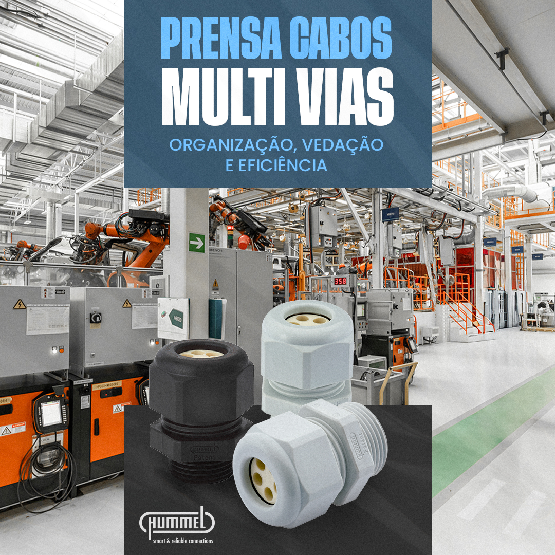 Prensa cabo Multi Vias: Organização, Vedação e Eficiência 